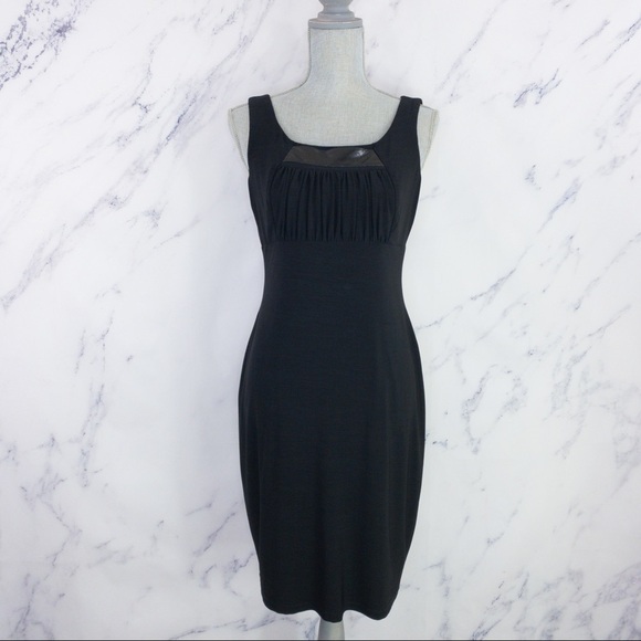 David Meister | Black Sleeveless Sheath Dress - Picture 1 of 9